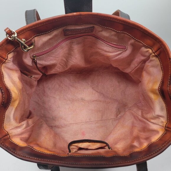 Dooney & Bourke Women's Giraffe Print Leather & Canvas Tote Bag - Picture 7 of 12